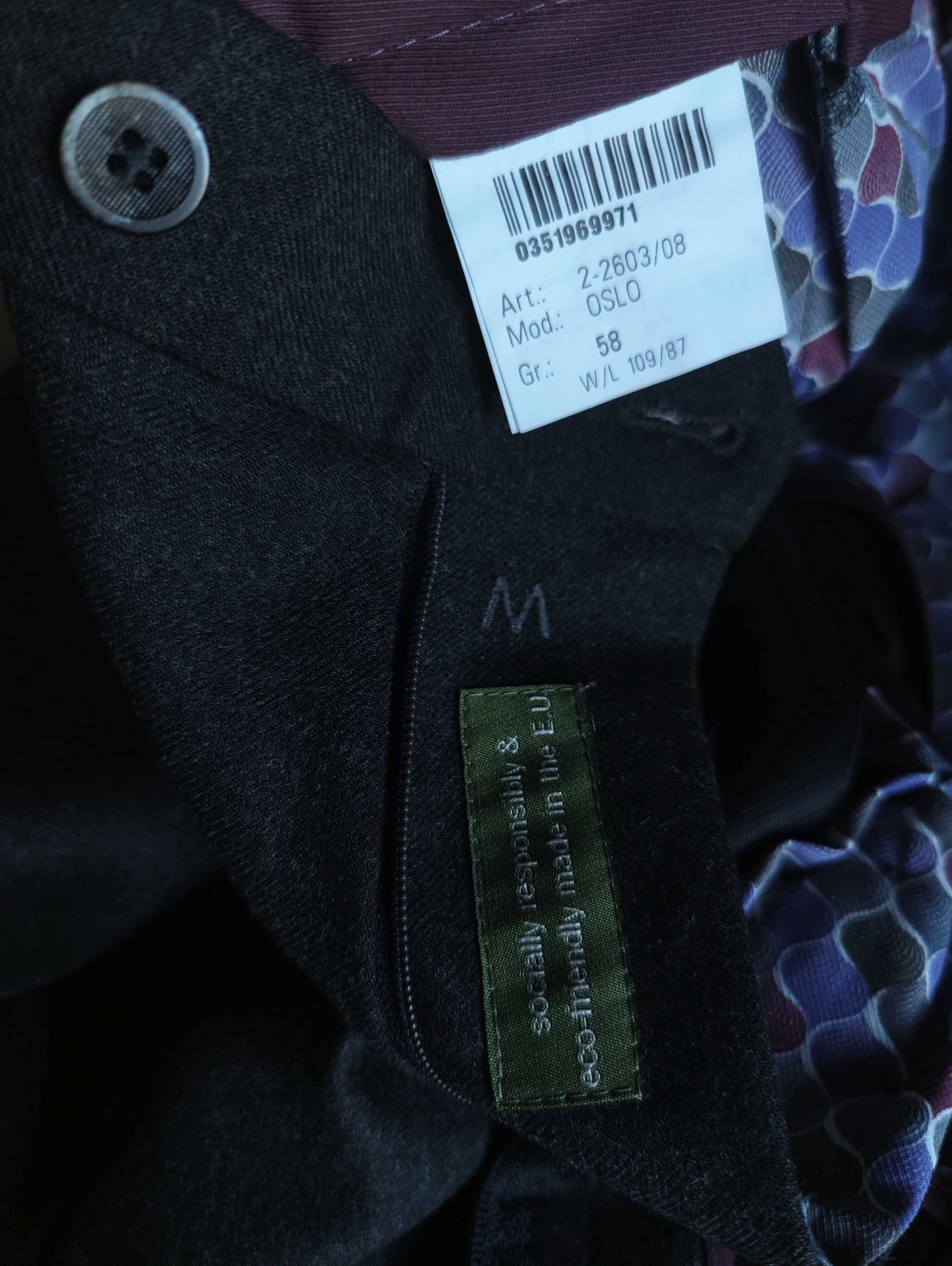 Джинсы брюки Meyer Oslo wool trousers Germany w42-44 stretch grey.