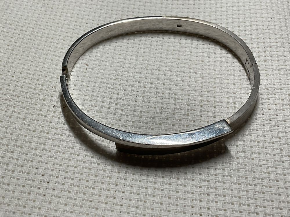 Pulseira em prata com punção Águia
