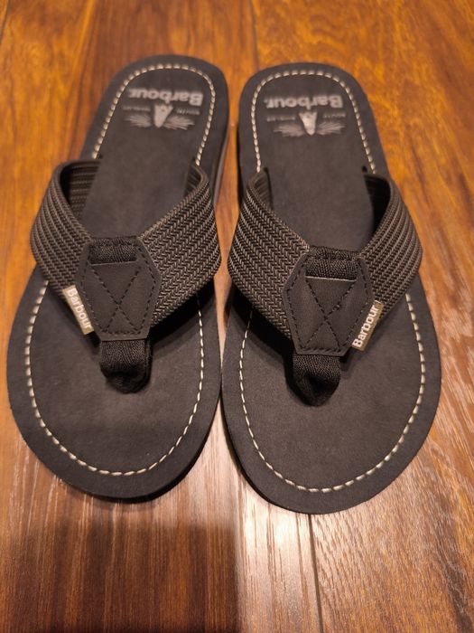 Japonki męskie Barbour 41 czarne nowe