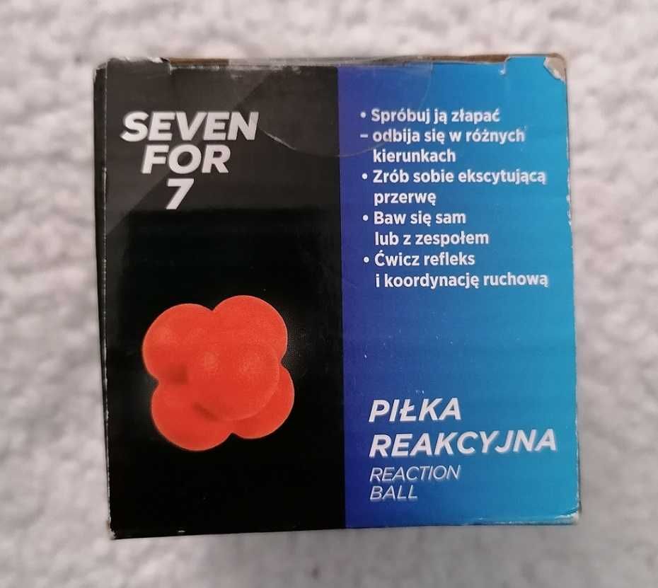 Nowa Piłka Reakcyjna Seven For 7 Pomarańczowa