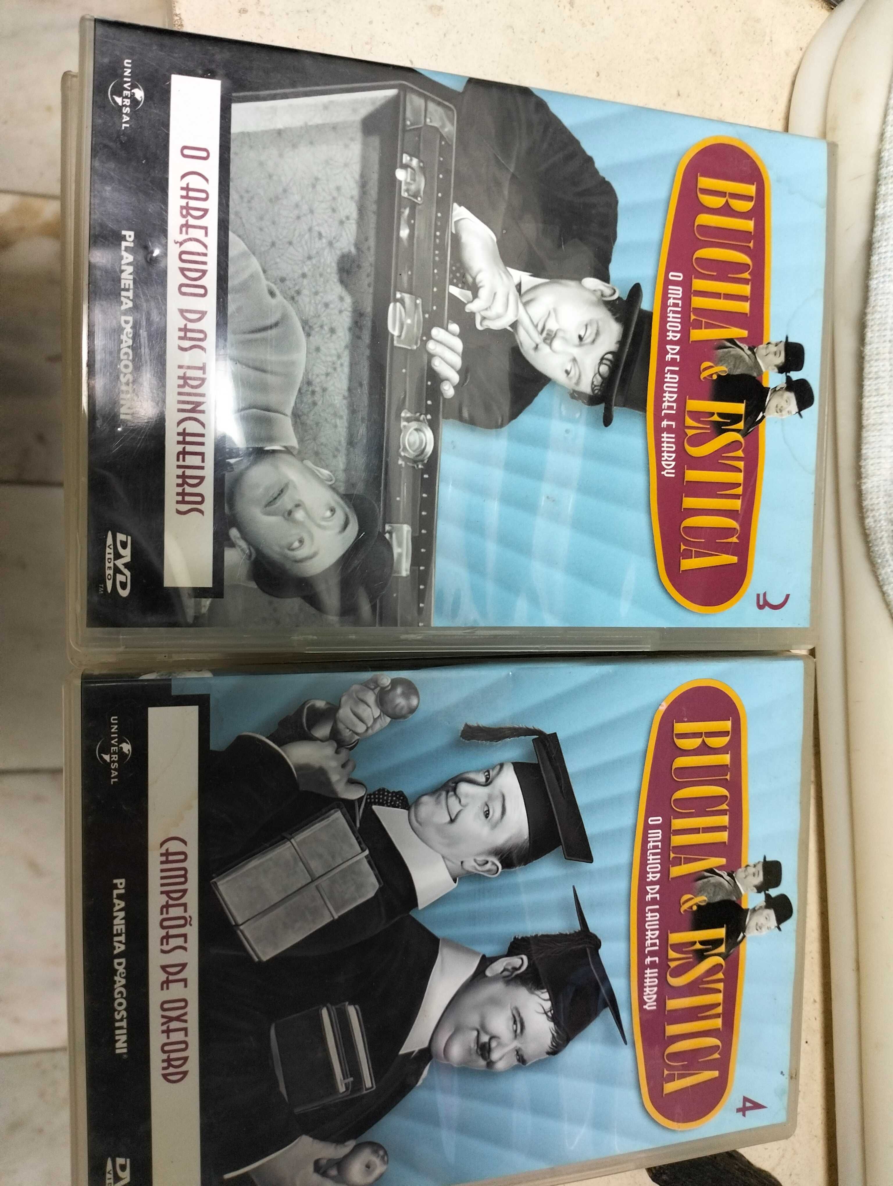 5 DVDs da coleção BUCHA &Estica
