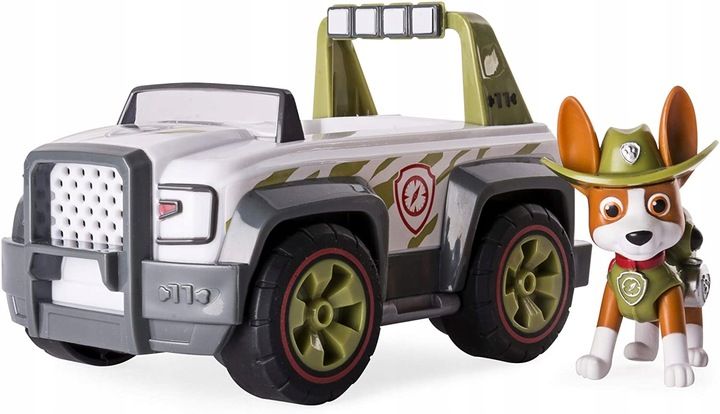 Psi Patrol Tracker Figurka I Pojazd Terenowy Jeep