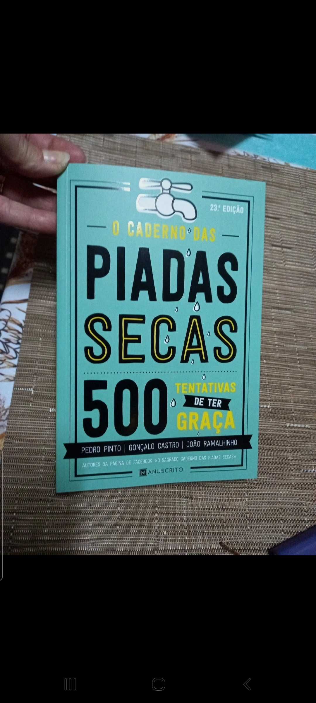 Livro: " O Caderno das Piadas Secas- 500"