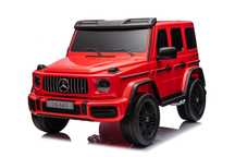 24V 800W 4x4 2osbowy Auto na akumulator Mercedes Benz G63 AMG Czerwony