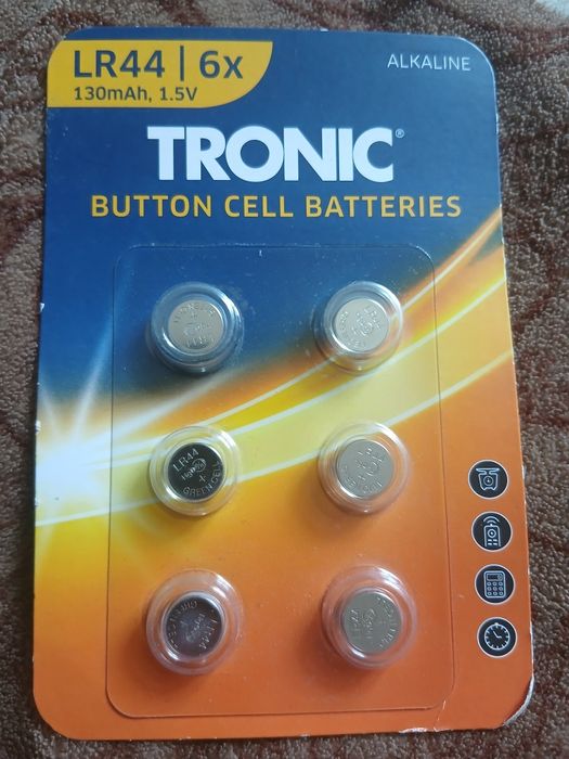 Гелеві батарейки  Tronic LR44