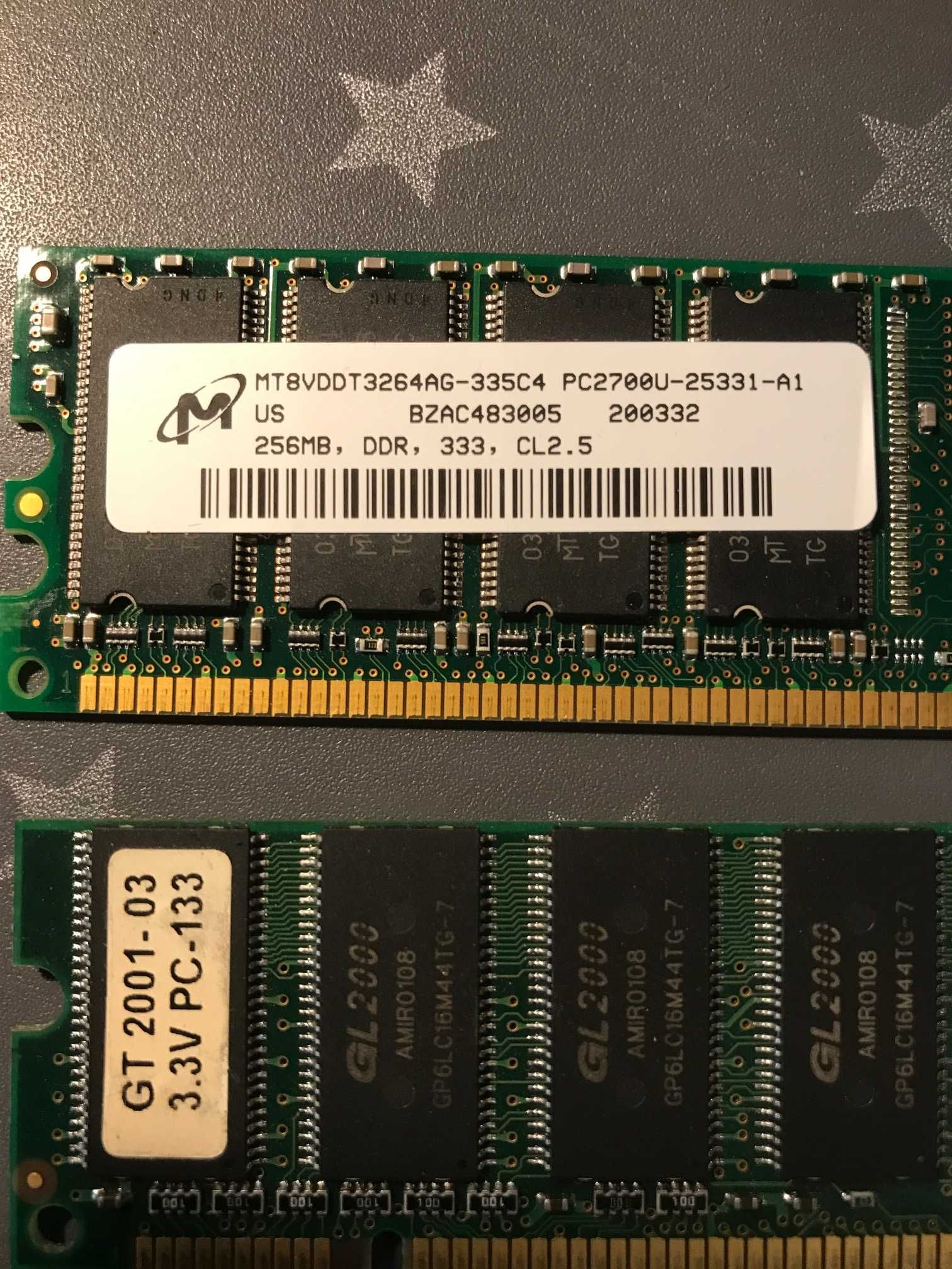 Ram 2 x 256 DDR Mb
