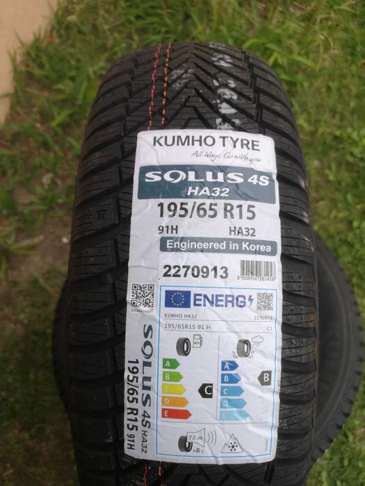 195/65 r15 91H Kumho Solus 4S HA32 Nowe Wielosezonowe