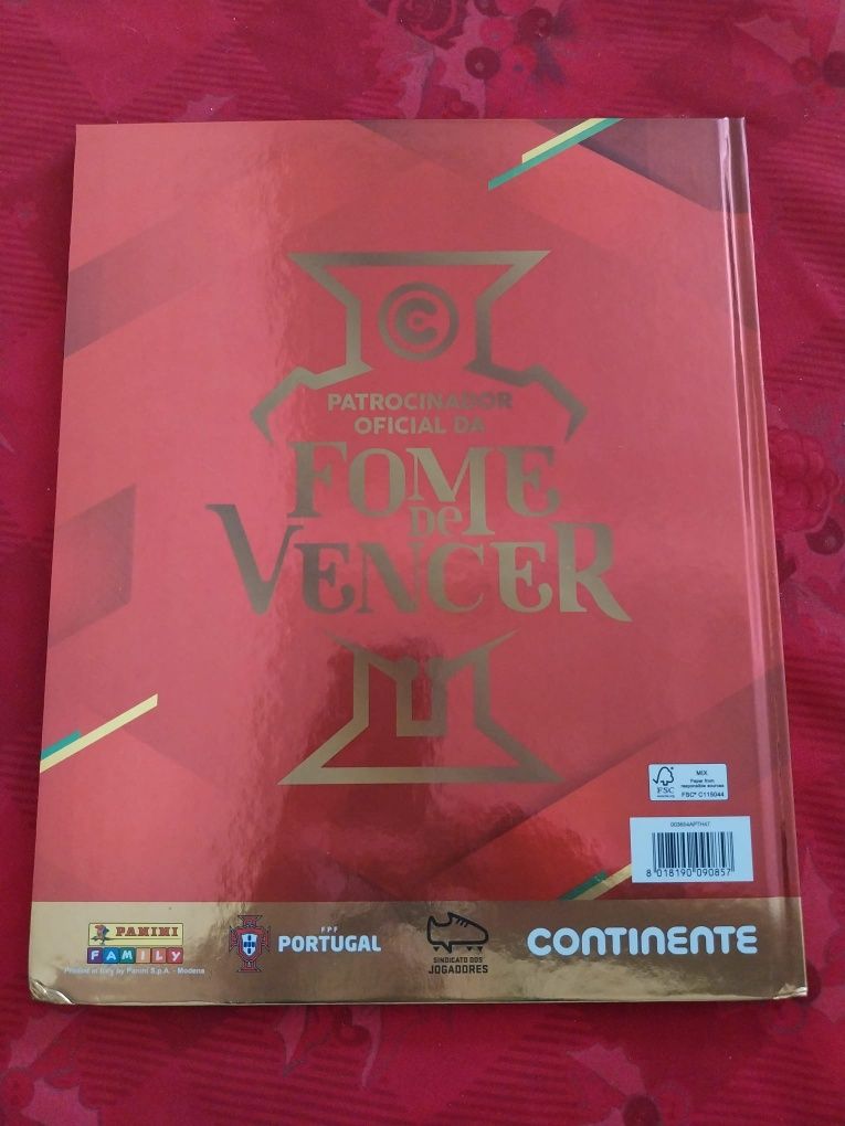 Caderneta completa Fome de vencer