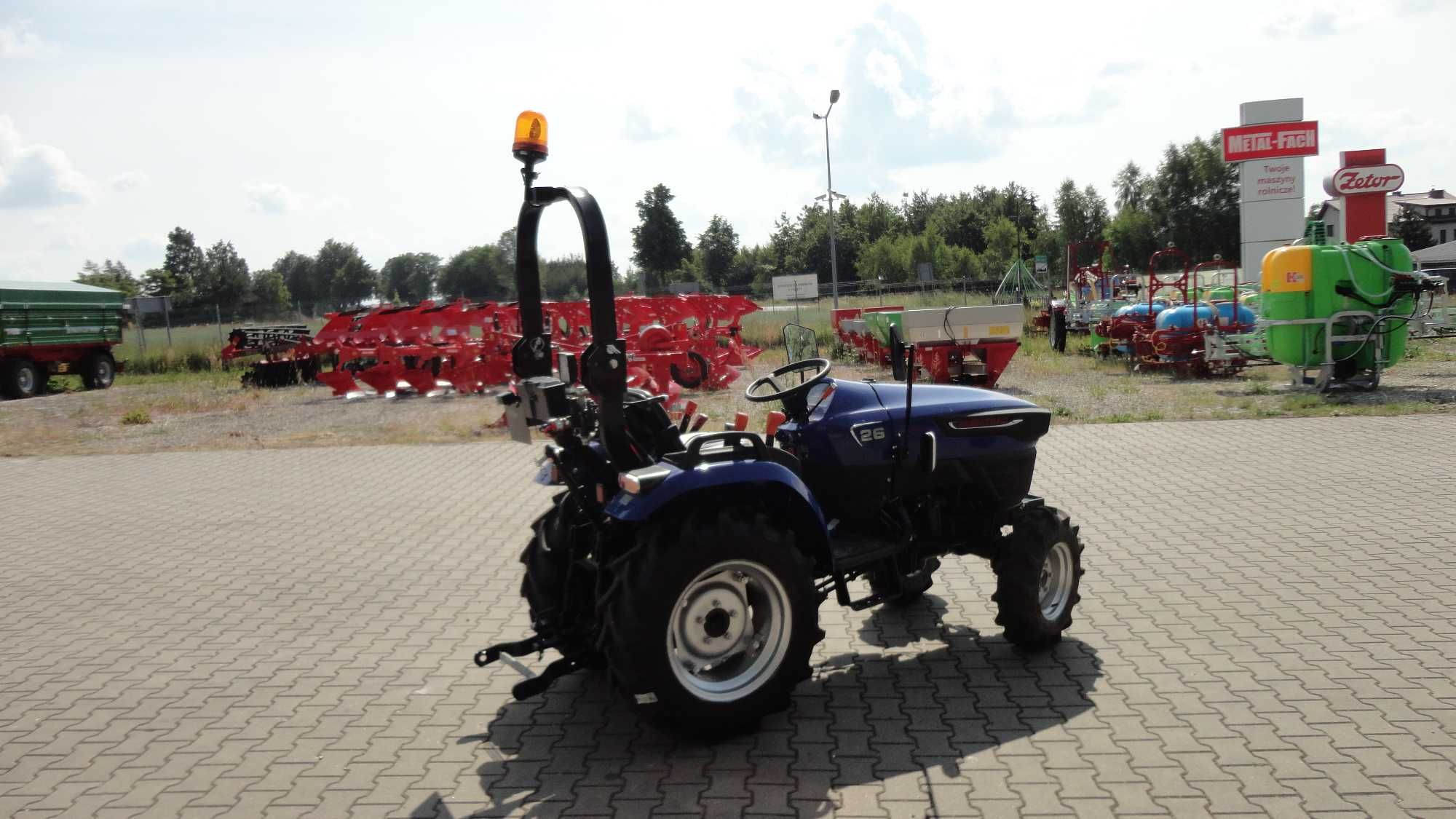 Ciągnik Ogrodowy rolniczy komunalny sadowniczy 26KM Farmtrac 26 4WD