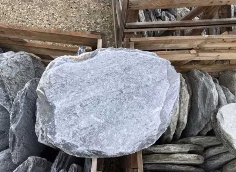 Szare Greckie Płyty Owalne Stepy do Ogrodu Akwarium Chodnik