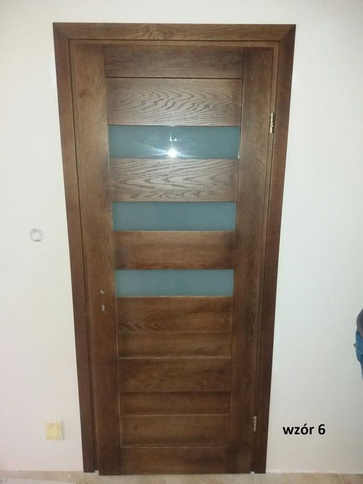 Drzwi dębowe, jesionowe, wewnętrzne i zewnętrzne