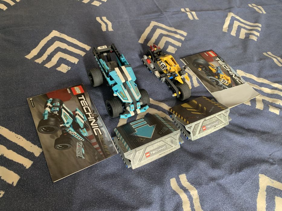 Lego Technic Stunt bike and truck