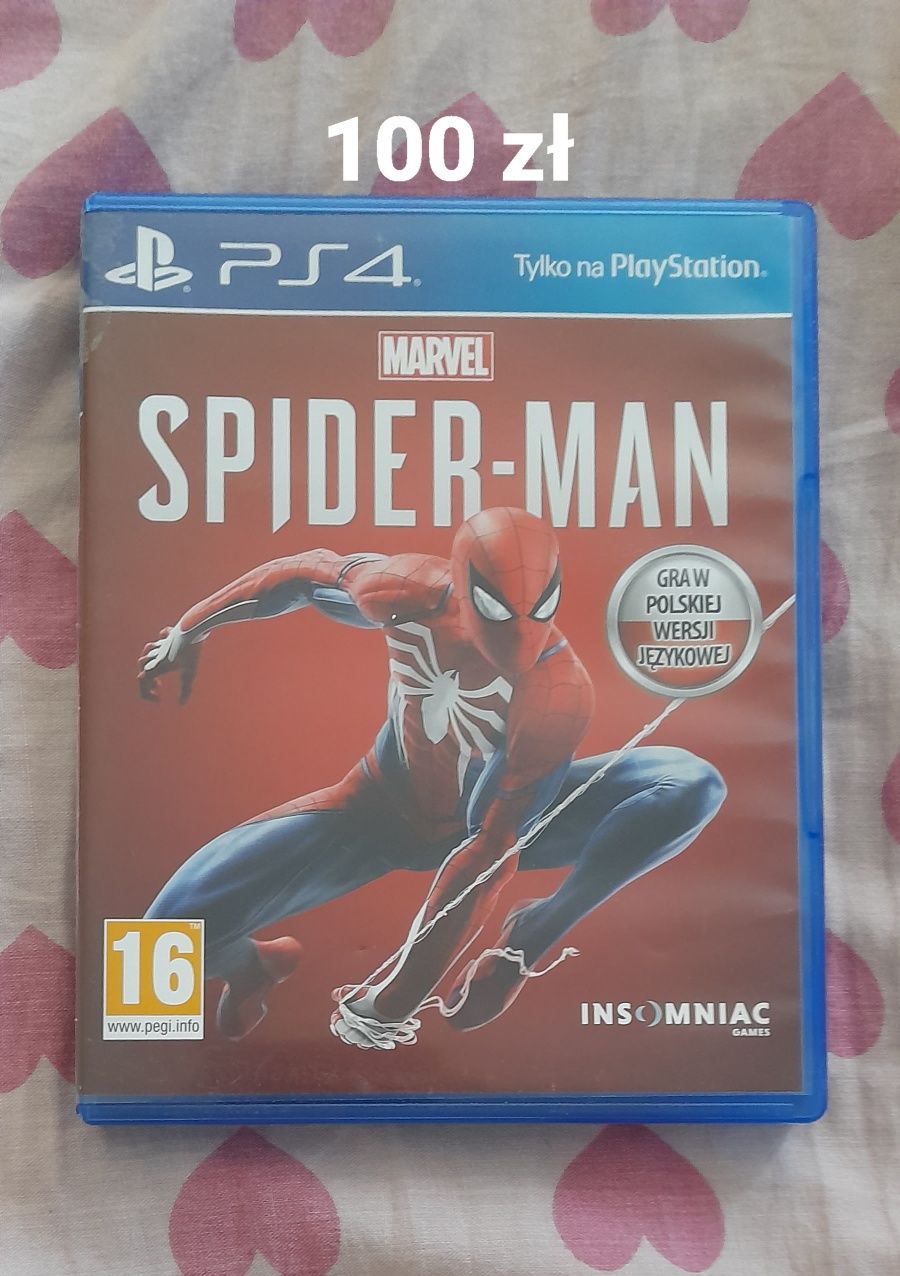 Gry na ps4 fifa 19,spider man,nfs heat,just dance 2022,frantics