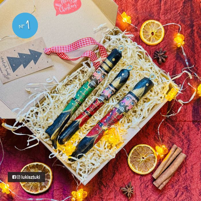 Dziadki Do Orzechów, morskie bombki prosto z plaży [7 szt] LUKI SZTUKI