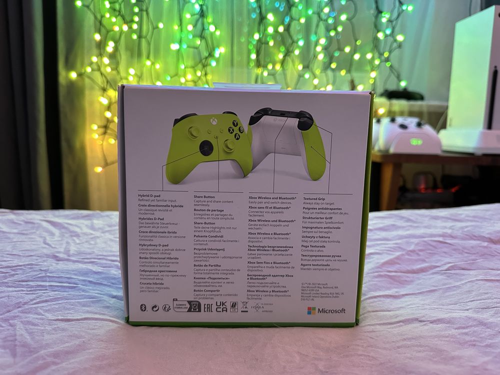 Pad XBOX Series X oryginalny Biały/Czerwony/Zielony Robot White