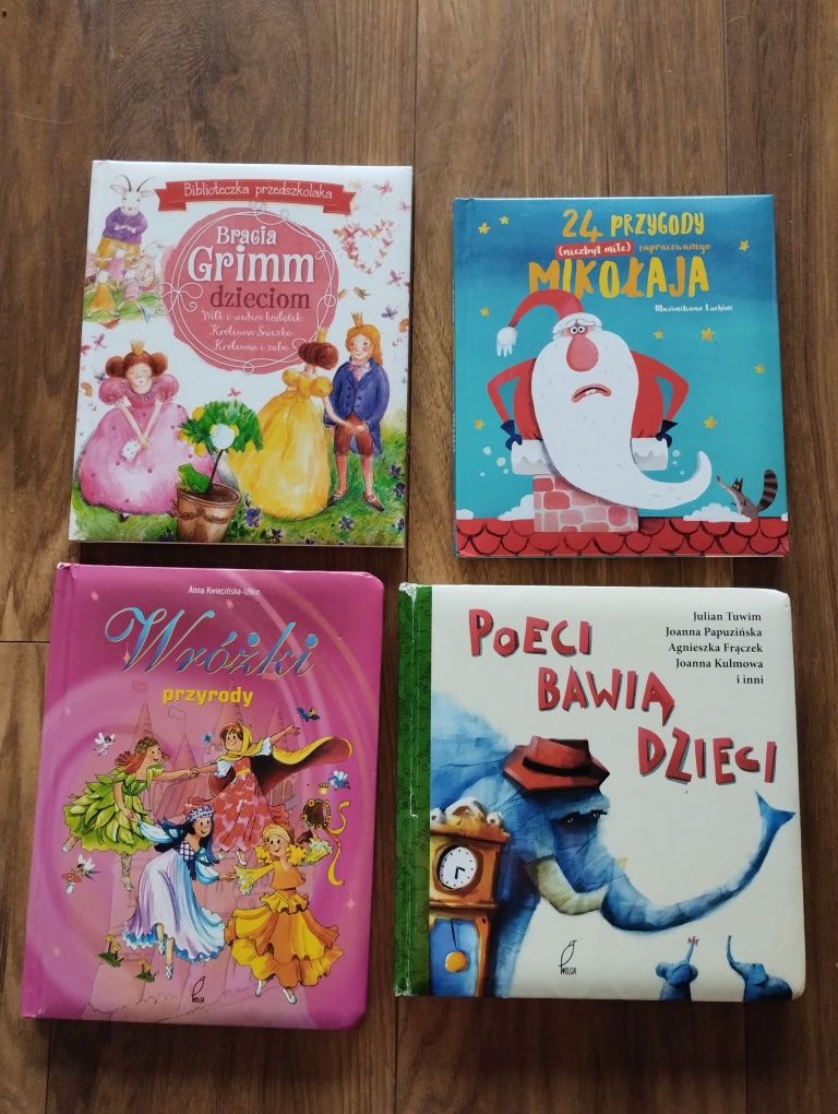 Zestaw książek książki dla dzieci bajki baśnie wiersze opowieści Krain