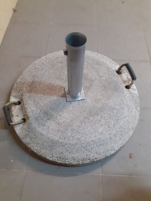 Base pedra para guarda sol