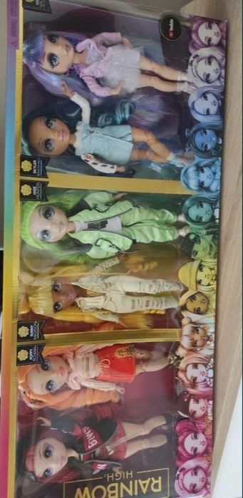 Lalki Rainbow High Fashion 6szt 7+