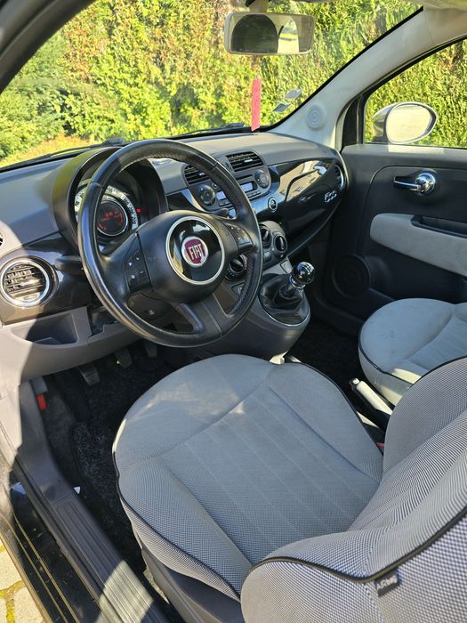 Fiat 500 szklany dach   0 rdzy