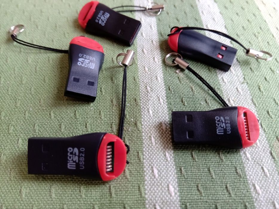 Czytnik Kart Micro SD/SDHC/T-Flash 2.0 - brelok. Super cena!