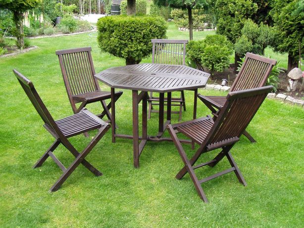 krzesła ogrodowe + stół