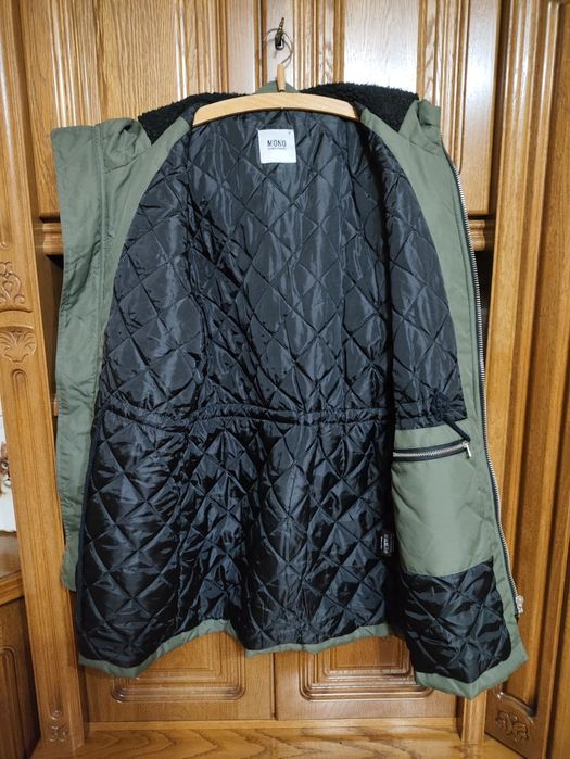 Duńska kurtka parka ocieplana Mono roz. 12-14 szerokość tylko 51 cm