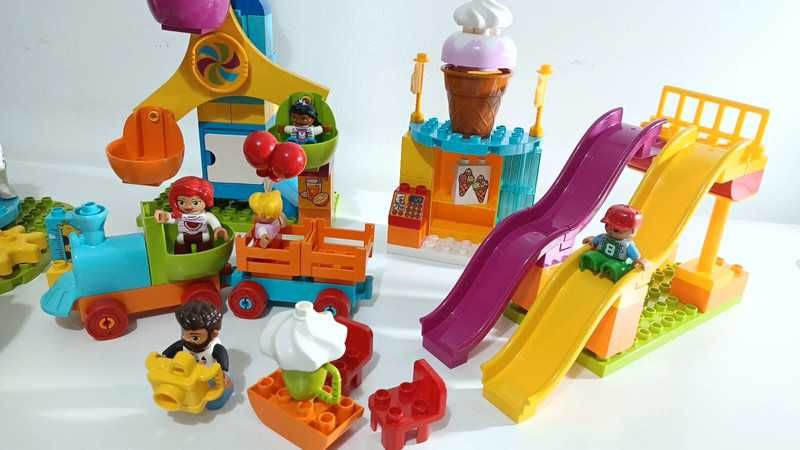LEGO Duplo 10840 duży plac zabaw wesołe miasteczko jak nowy