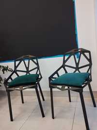 Krzesła czarne/2 sztuki