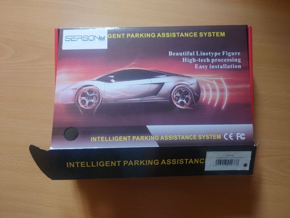 Sensores de estacionamento Preto/Prateado