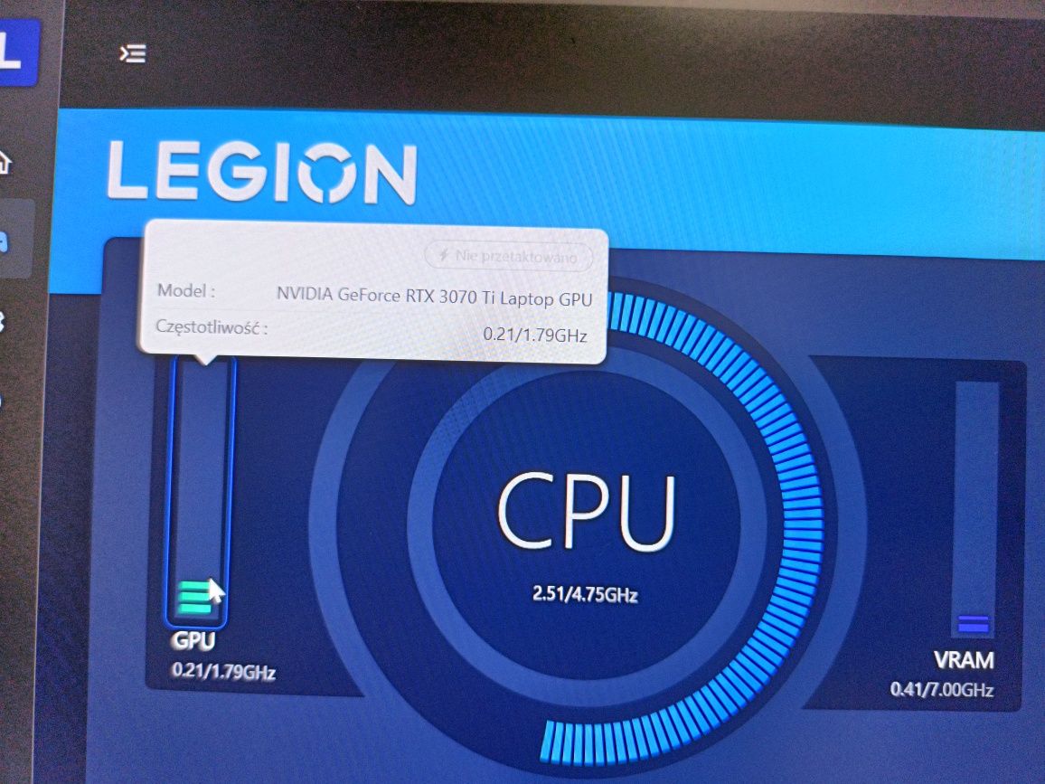 Lenovo Legion 5 15ARH7H 6800H 16GB 512GB SSD RTX 3070TI