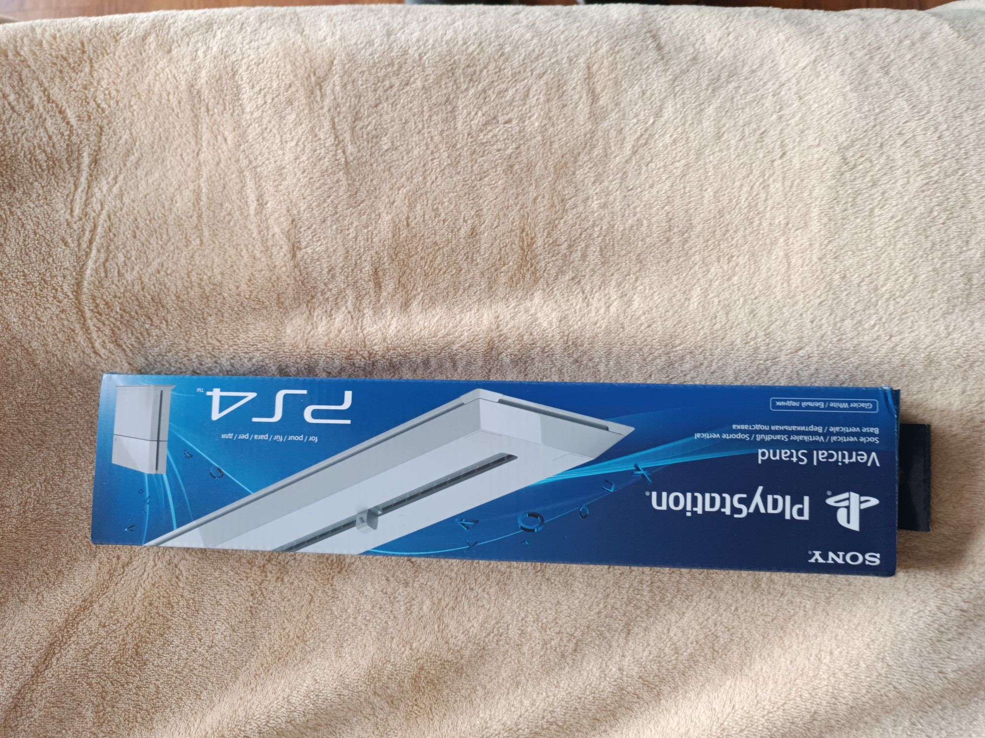Oryginalny vertical stand do ps4 nowy glacier white