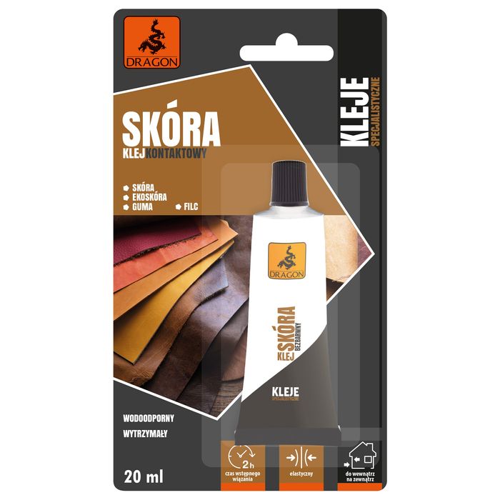 DRAGON Klej Kontaktowy do Skóry 20ml