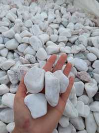 Otoczaki Janowickie białe okrągłe kamienie ozdobne TONA z dostawą