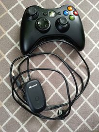 Kontroler Xbox 360 + kabel PC