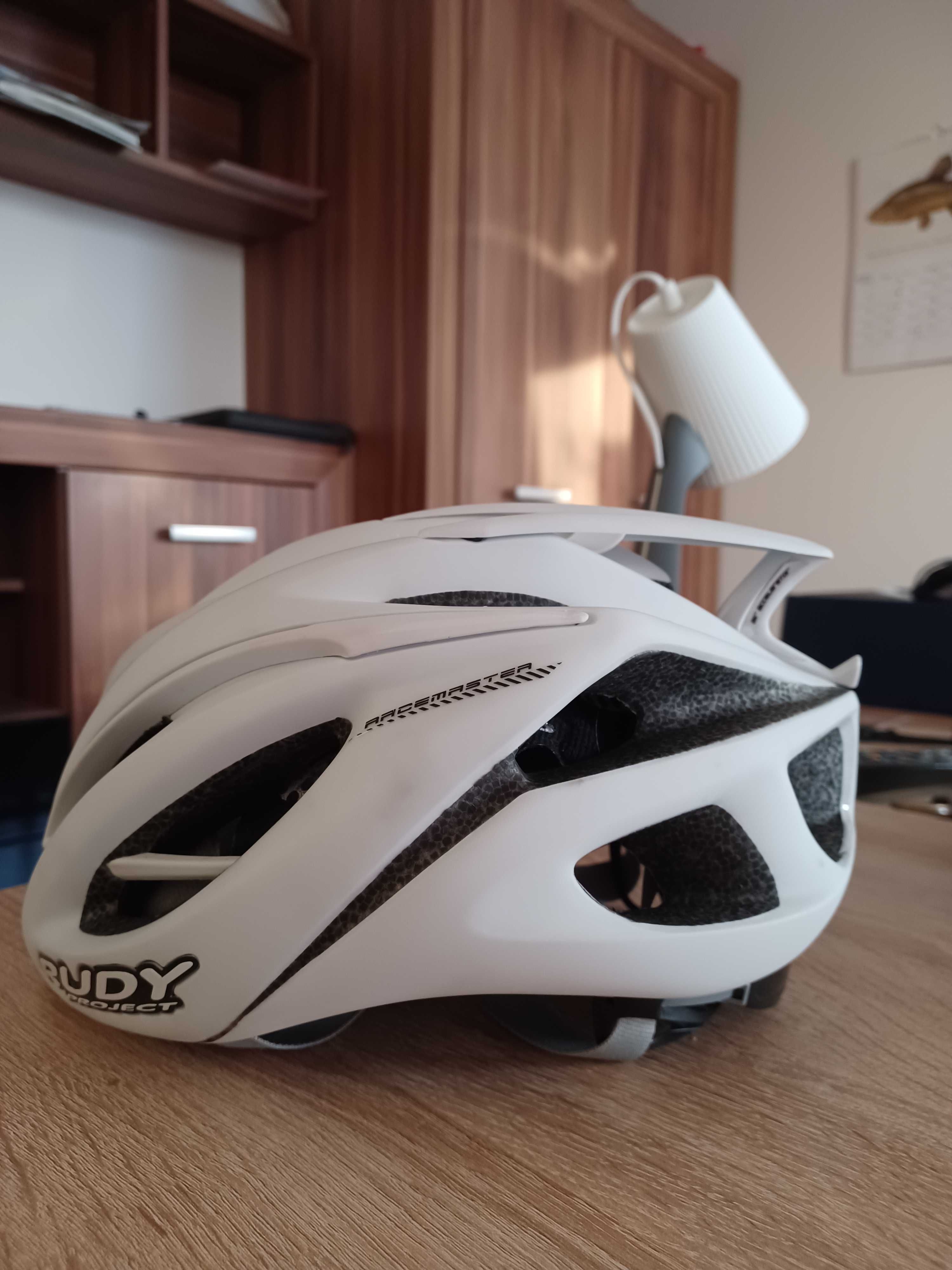 Kask Rudy Project Racemaster Biały