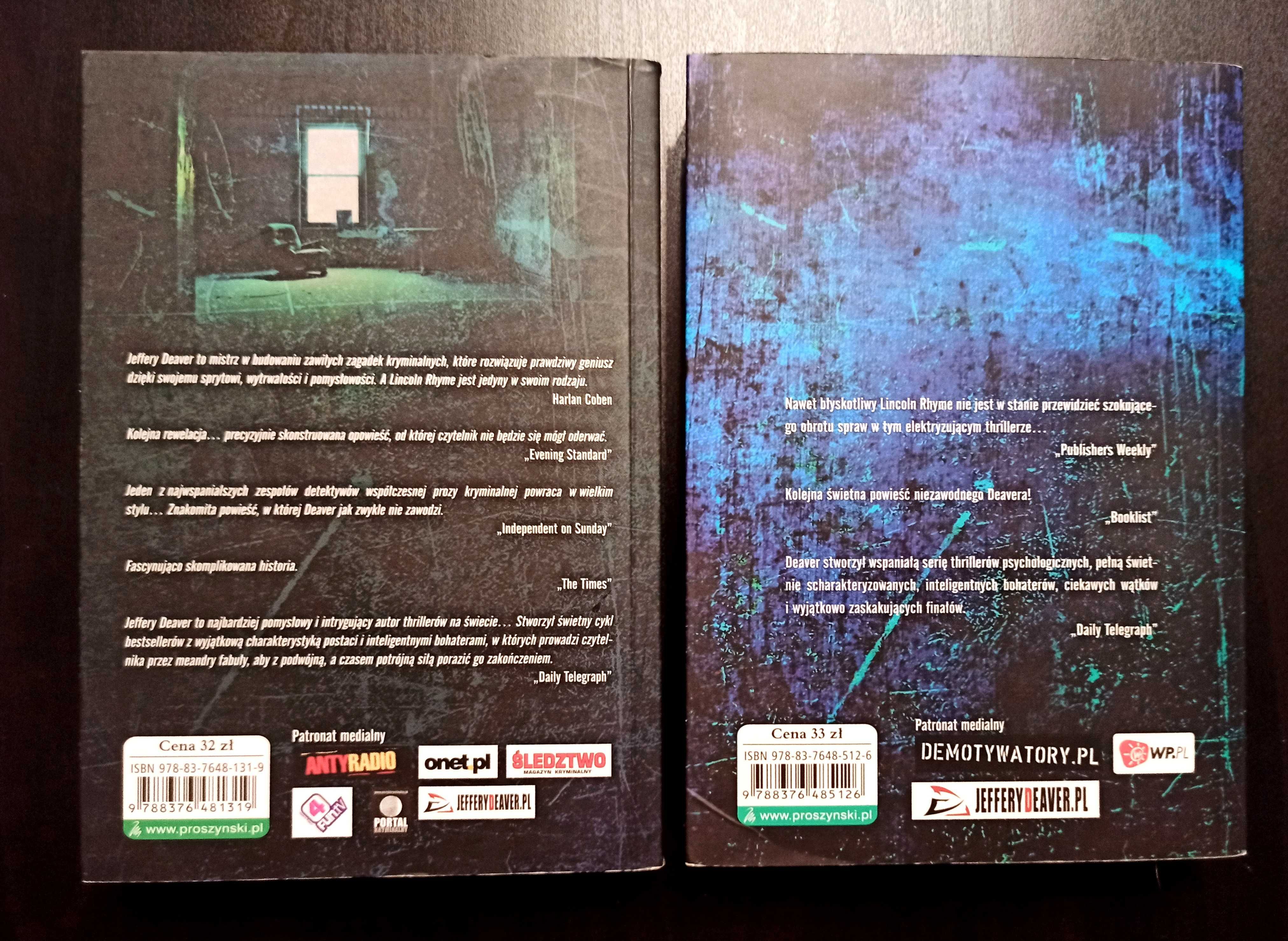 Jeffery Deaver 2 książki razem