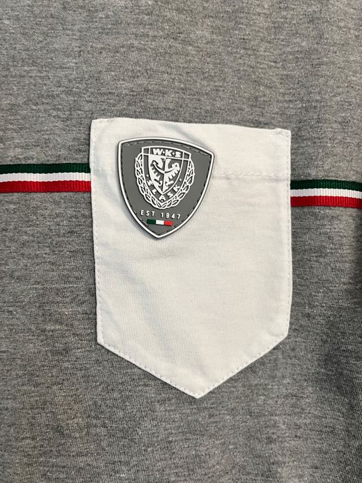 Koszulka męska z krótkim rękawkiem M Wks ŚLĄSK fan kibic Śląsk mecz