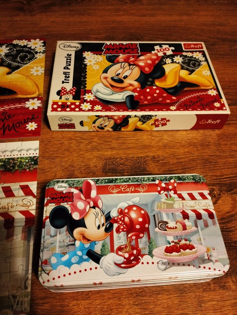 Puzzle Minnie Mouse 2 sztuki