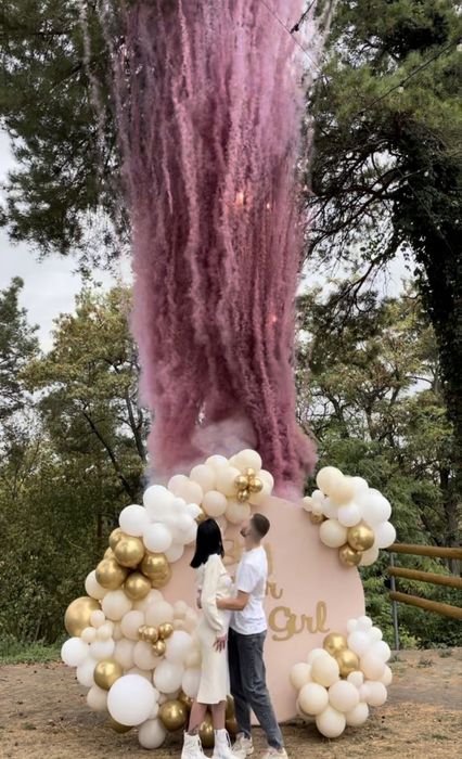 Димовий спалах на Свято Весілля Пропозиція Гендер Паті  Кольоровий Дим