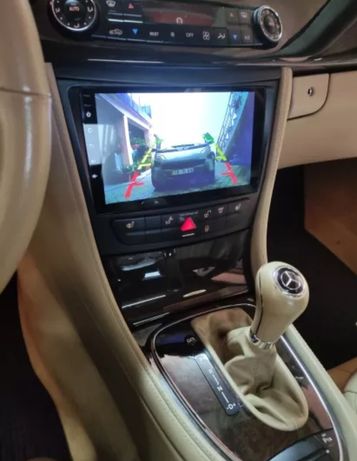 Mercedes Klasa E W211 radio Android 9 cali navi kamera Internet diag.