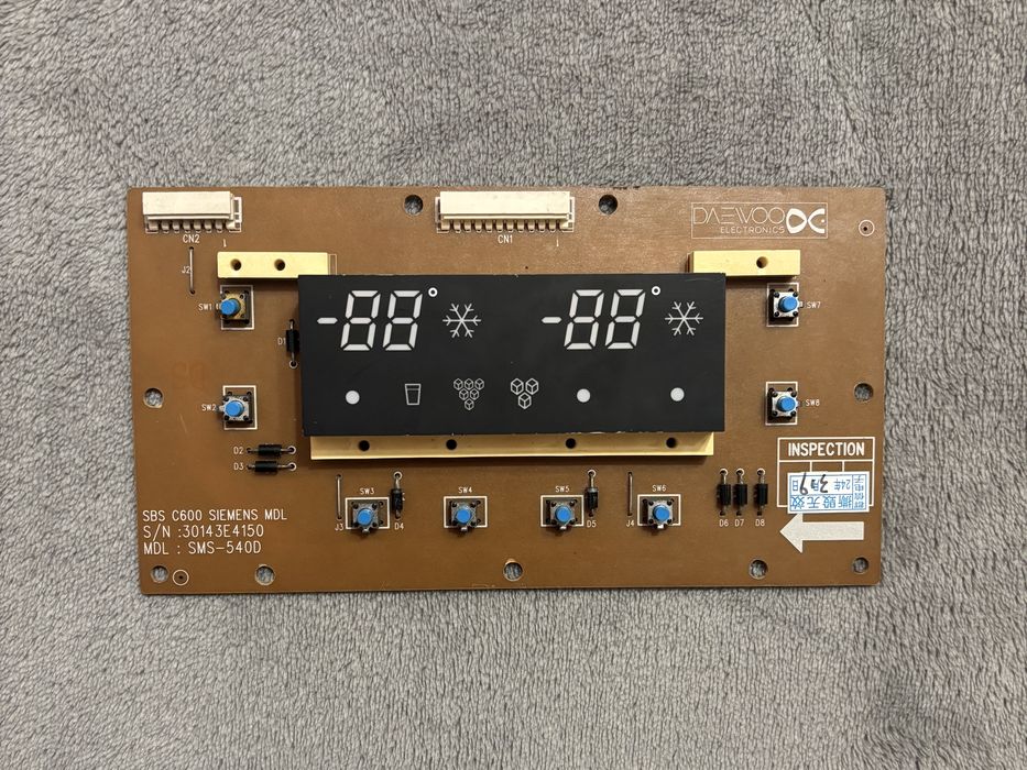 Панель управління для холодильника Сіменс Siemens