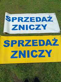 Baner reklamowy sprzedaż zniczy