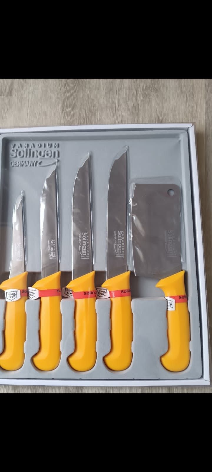Набор ножей SOLINGEN VANADIUM с 5 ед./как Цептер/Германия.Новый.