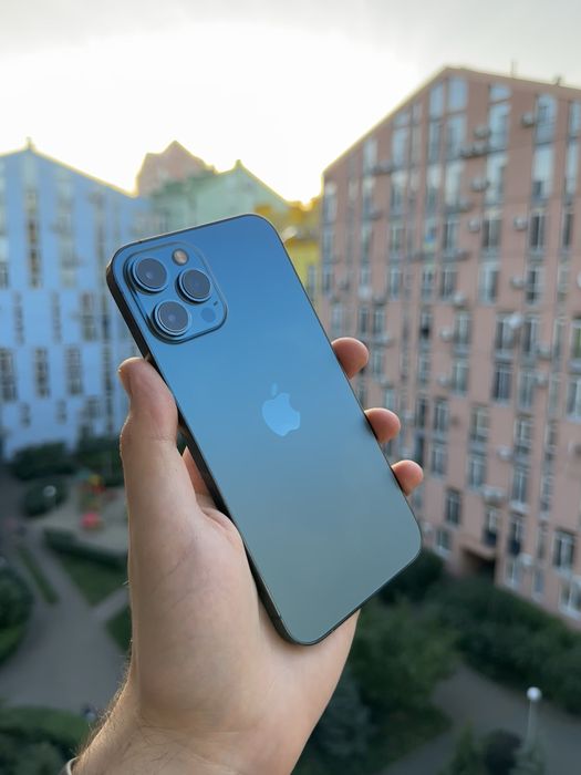 92% Аккум Идеал iPhone 12 Pro Max 128Gb Pacific Blue Айфон про мах