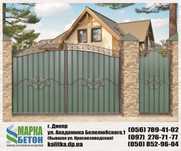 КАЛИТКА с монтажом- 11500 грн.завод МАРКА-БЕТОН (Днепр). kalitka.dp.ua