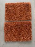 Conjunto 2 tapetes laranja