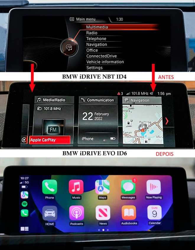 BMW MINI Carplay ativação