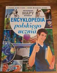 Encyklopedia polskiego ucznia infografiki mapy wykresy