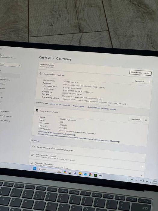 Surface Laptop Studio 3050ti touchscreen oled