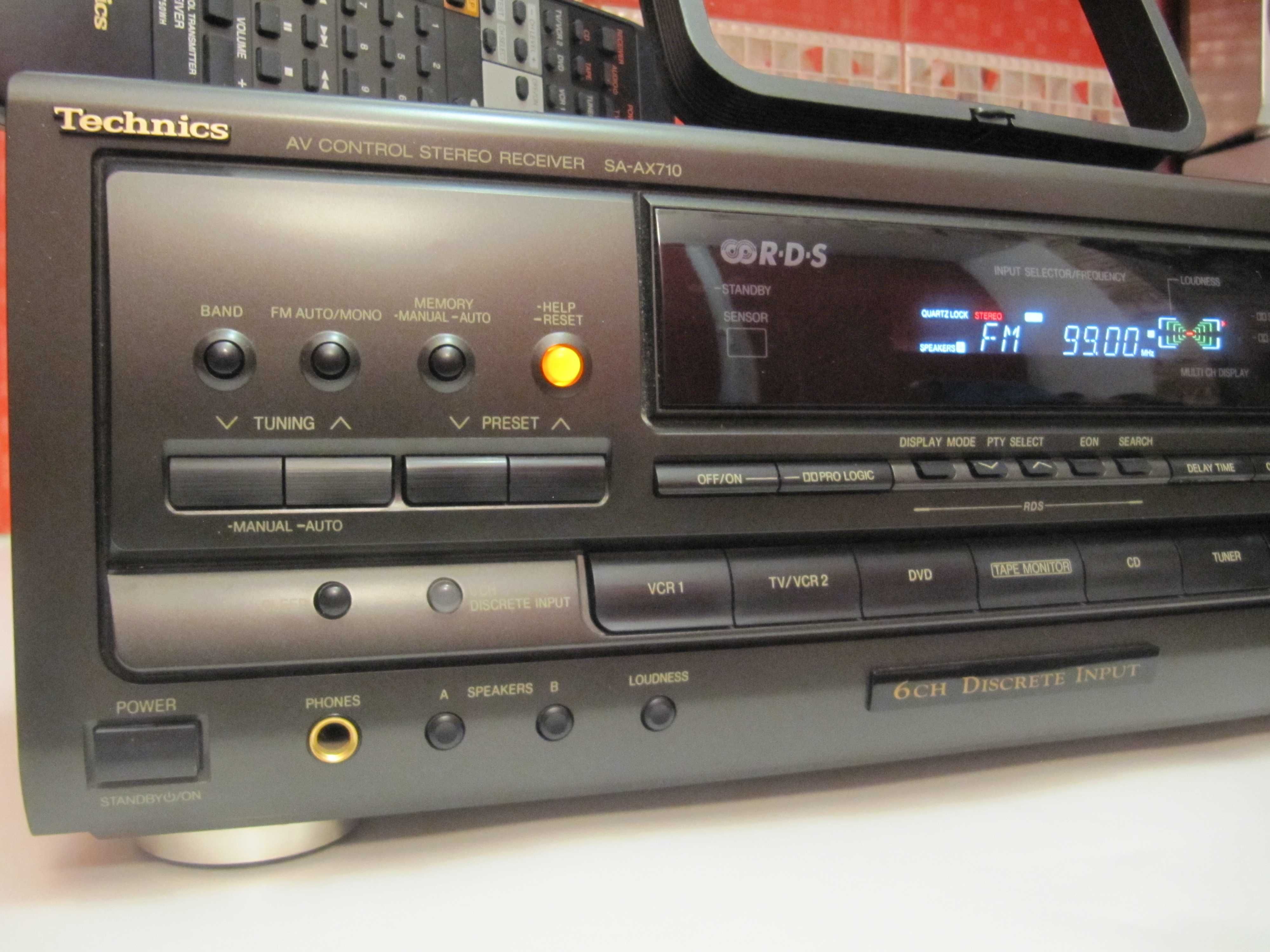 SUPER Усилитель/Тюнер TECHNICS SA-AX710 Hi-End AV Receiver Class «Н+»